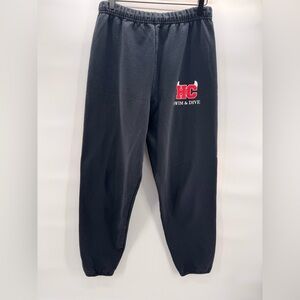 Vintage Jerzees Men’s Navy Fleece Sweatpants Small